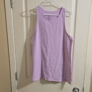 Torrid Plus Size 3X Women's Cotton Lavender Tank Top Shirt
